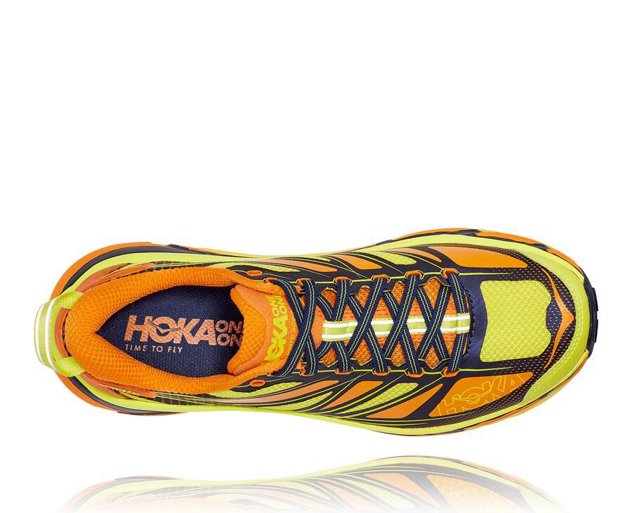 Hoka One One Mafate Speed 2 Trailskor Herr - Ljusguld/Rosa - WEXQT-0486